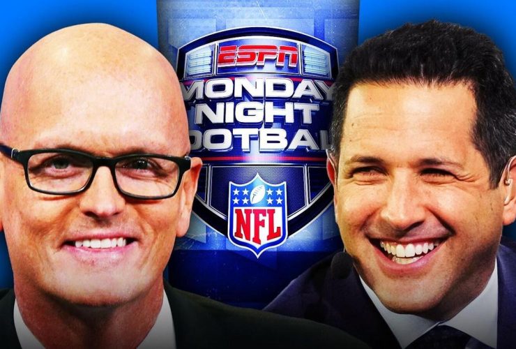 Monday Night Football logo, Scott Van Pelt and Adam Schefter