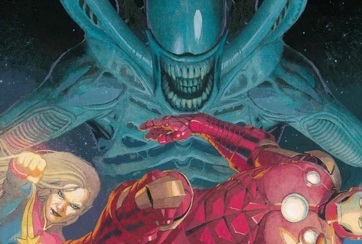 Um ser da Marvel supera os Xenomorfos, de acordo com Aliens Vs Avengers #1