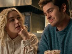 Andrew Garfield e Florence Pugh se empolgaram um pouco com uma cena de sexo em que vivemos no tempo