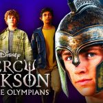 Percy Jackson Season 2 logo and characters