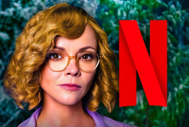 Christina Ricci as Misty from Yellowjackets, Netflix N logo