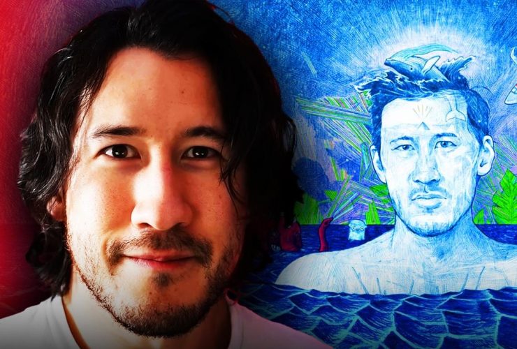 Markiplier, Mark Fischbach in The Edge of Sleep podcast poster