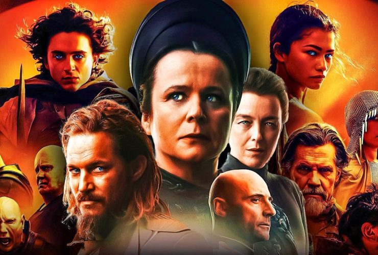 Dune Prophecy and Dune movie posters together