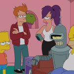 Fry de Futurama parecia muito com um personagem dos Simpsons nos primeiros designs