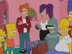 Fry de Futurama parecia muito com um personagem dos Simpsons nos primeiros designs