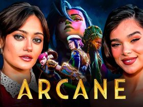 Arcane, Season 2 characters with cast members Ella Purnell and Hailee Steinfeld