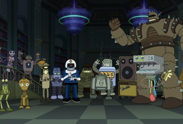 Um robô Futurama único foi originalmente apresentado como personagem principal