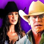 Yellowstone Season 5 Episode 13 cast members Bella Hadid and Taylor Sheridan