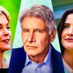 Shrinking Season 2 Episode 10 cast members Wendie Malick, Harrison Ford, Colbie Smulders