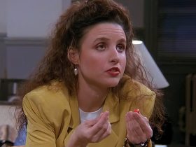 Por que Elaine está faltando em dois episódios de Seinfeld na 4ª temporada