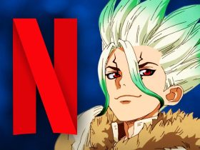 Dr Stone, Netflix logo