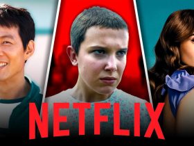 Netflix Squid Game, Stranger Things, Emily In Paris With Netflix Logo