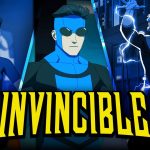 Invincible Omni Kid Mark in Blue and Black Suit