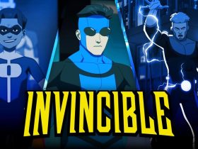 Invincible Omni Kid Mark in Blue and Black Suit