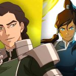 Kuvira and Avatar Korra posing.