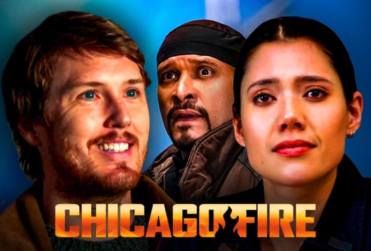 Chicago Fire Season 13 Episode 13 cast members Spencer Treat Clark, Hanako Greensmith