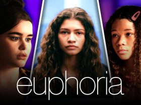 Barbie Ferreira, Zendaya, Storm Reid, Euphoria logo