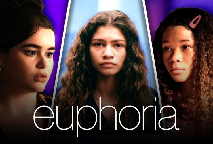 Barbie Ferreira, Zendaya, Storm Reid, Euphoria logo