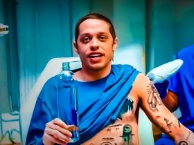 Pete Davidson with tattoos