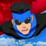 Invincible Mark Grayson flying