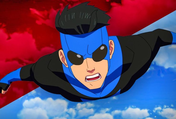 Invincible Mark Grayson flying