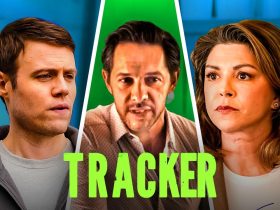 Tracker Season 2 Episode 11 cast members Amy Pietz, Michael Rady, Reilly Dolman