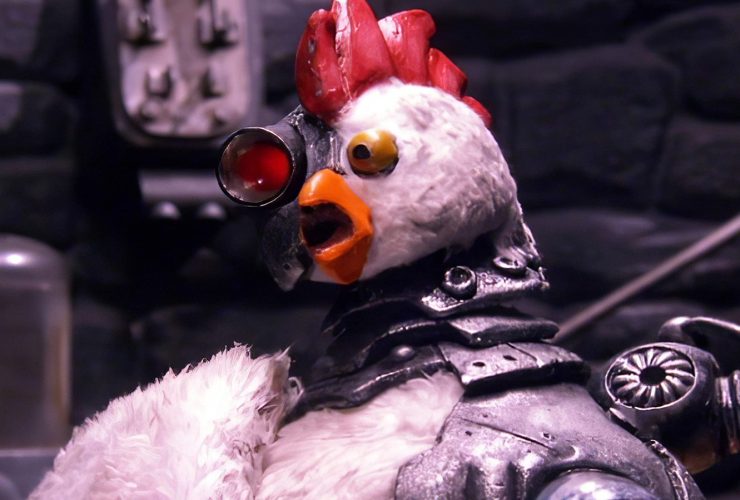 Por que se chama Robot Chicken? O título bizarro do show de natação adulto, explicado